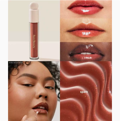 Brillo labial Rare Beauty Positive Light con destellos