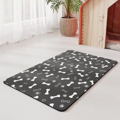 Alfombrilla de alimentación para mascotas suave