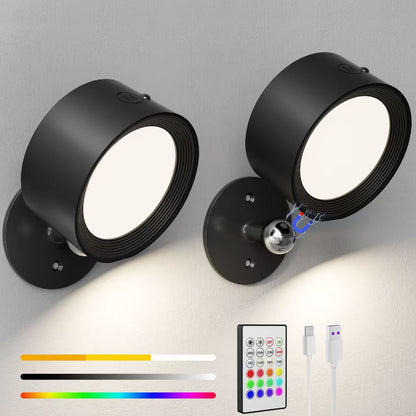 Luz de proyección ambiental RGB con control remoto
