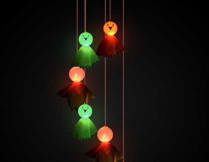 Guirnalda de luces decorativas de Halloween carga solar