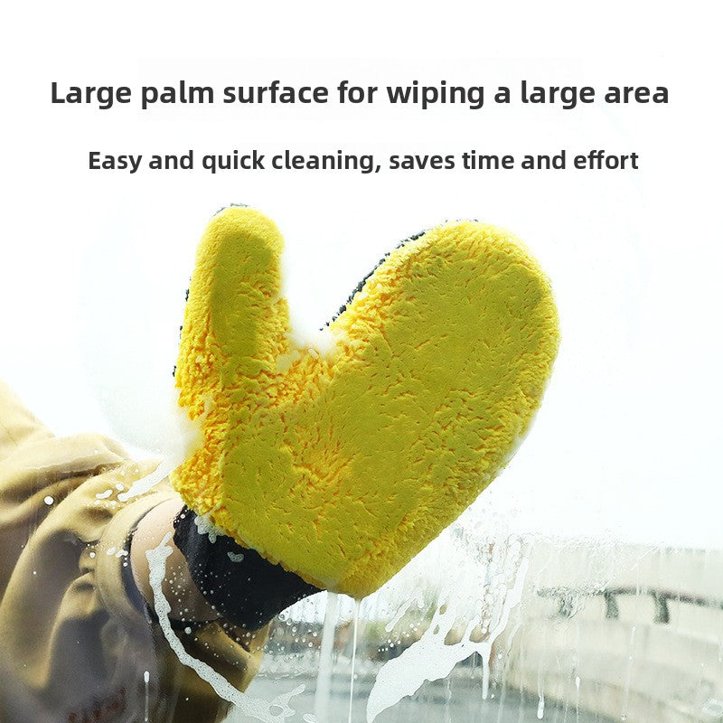 Guantes de lavado de autos, herramientas de limpieza de felpa