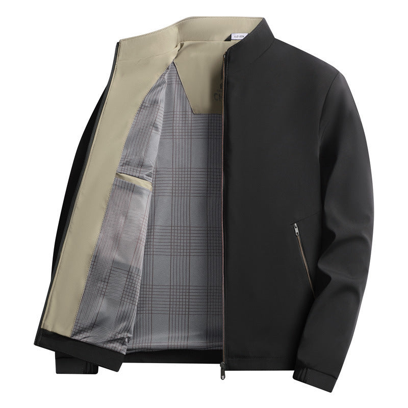 Chaqueta informal de hombre con bloques de color