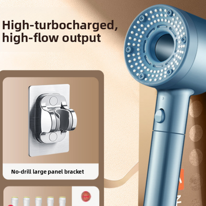 Cabezal de ducha turboalimentado