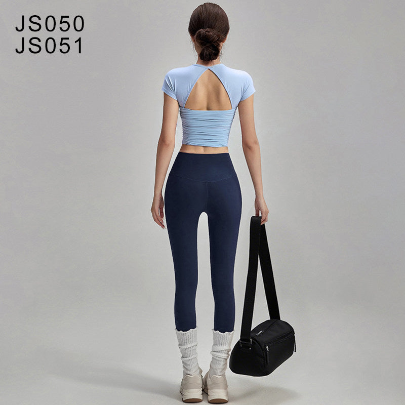 Women's Quick-Dry Yoga Set with Chest Support