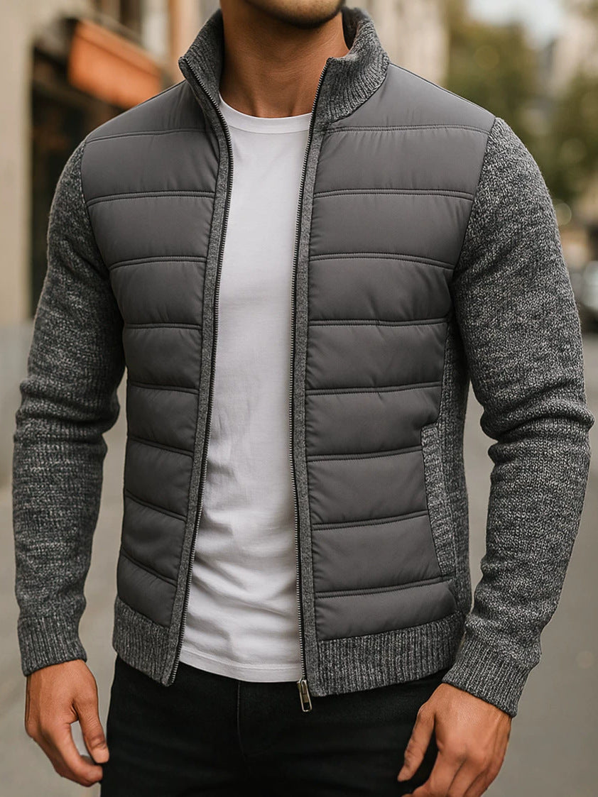 Chaqueta de hombre, abrigo de algodón de invierno