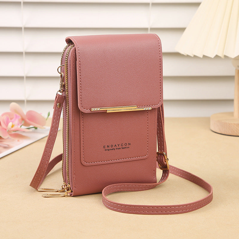 Bolso bandolera para teléfono con pantalla táctil