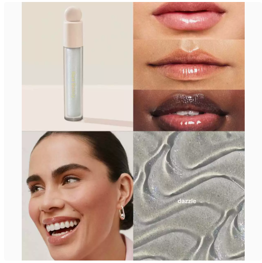 Brillo labial Rare Beauty Positive Light con destellos