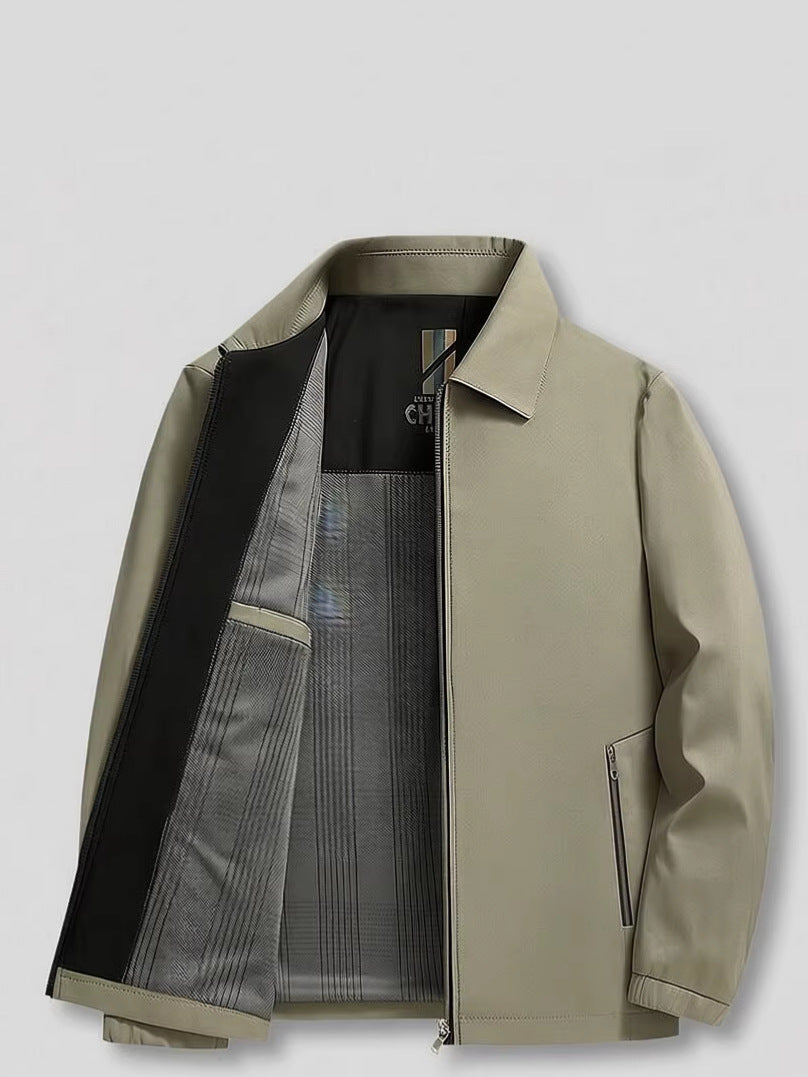 Chaqueta informal de hombre con bloques de color