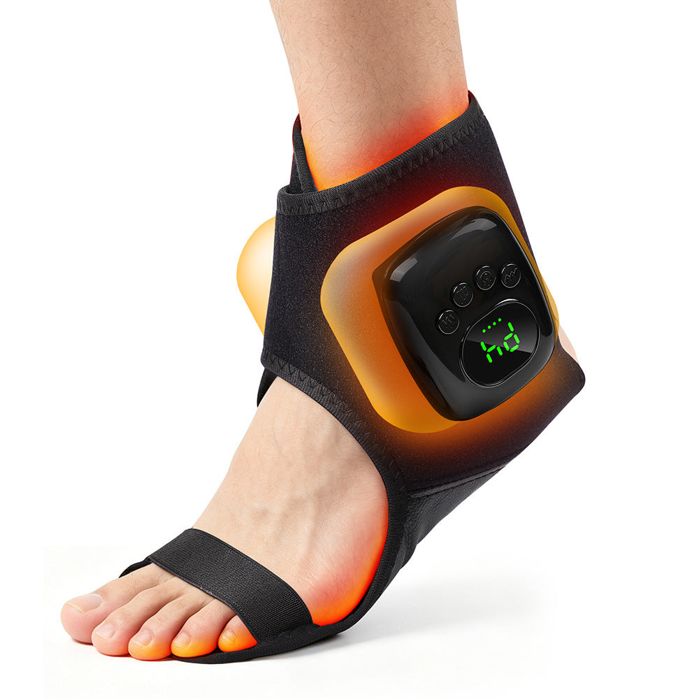 Masajeador de tobillo con bolsa de aire y terapia de calor.