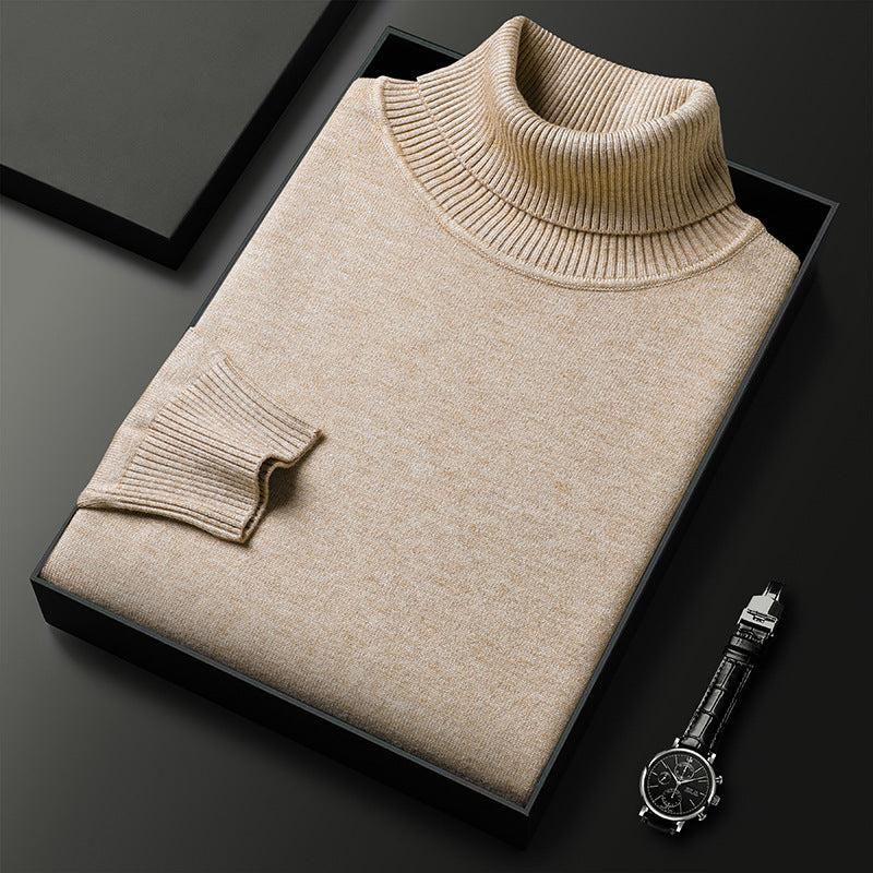 Jersey de cuello alto ajustado para hombre