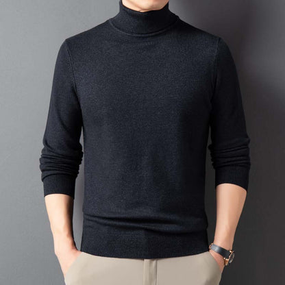 Jersey de cuello alto ajustado para hombre