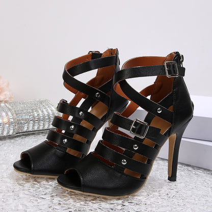 Sandalias de tacón alto