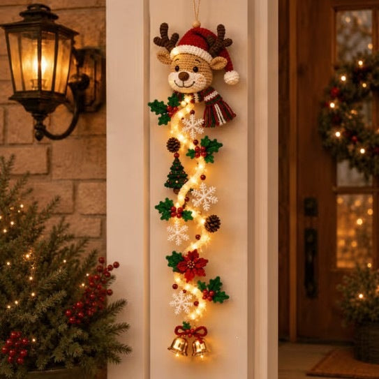 Colgante decorativo navideño para puerta