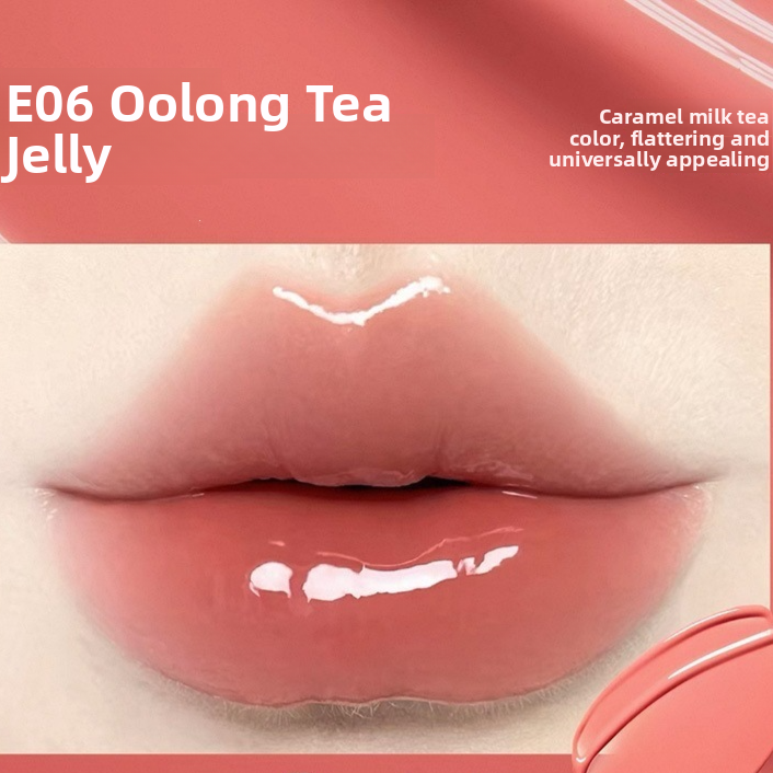 Brillo labial voluminizador con brillo espejo