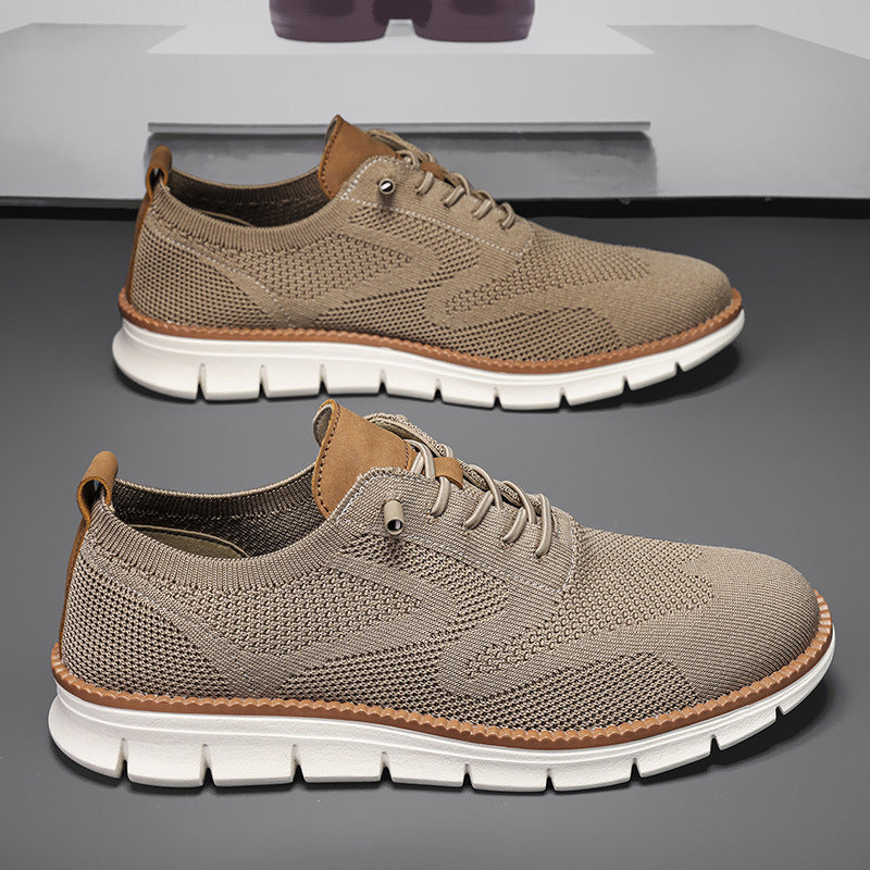 Zapatos casuales transpirables sin cordones para hombre
