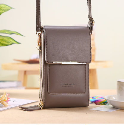 Bolso bandolera para teléfono con pantalla táctil