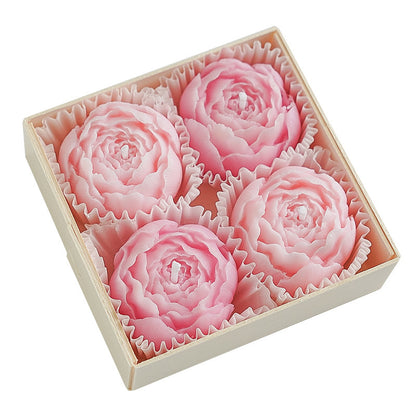 Set de regalo de velas aromáticas florales hechas a mano