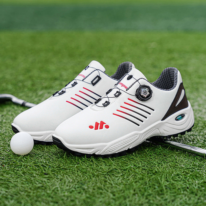 Mens Golf Casual Shoes with Rotating Buckle