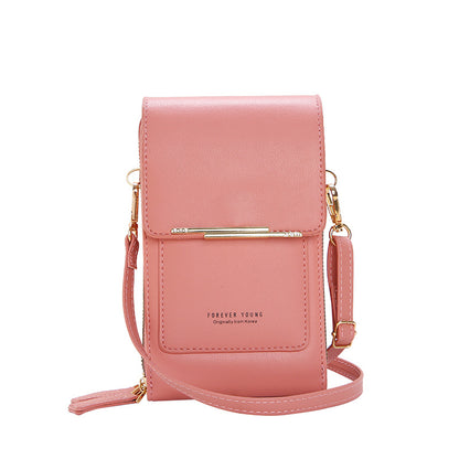 Bolso bandolera para teléfono con pantalla táctil