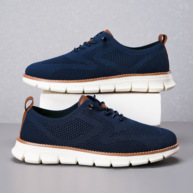 Zapatos casuales transpirables sin cordones para hombre