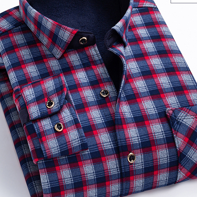 Camisa a cuadros para hombre