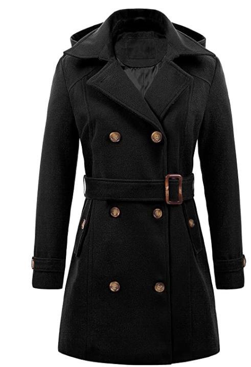 Abrigo de lana para mujer