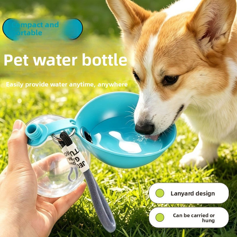Botella de agua plegable para mascotas