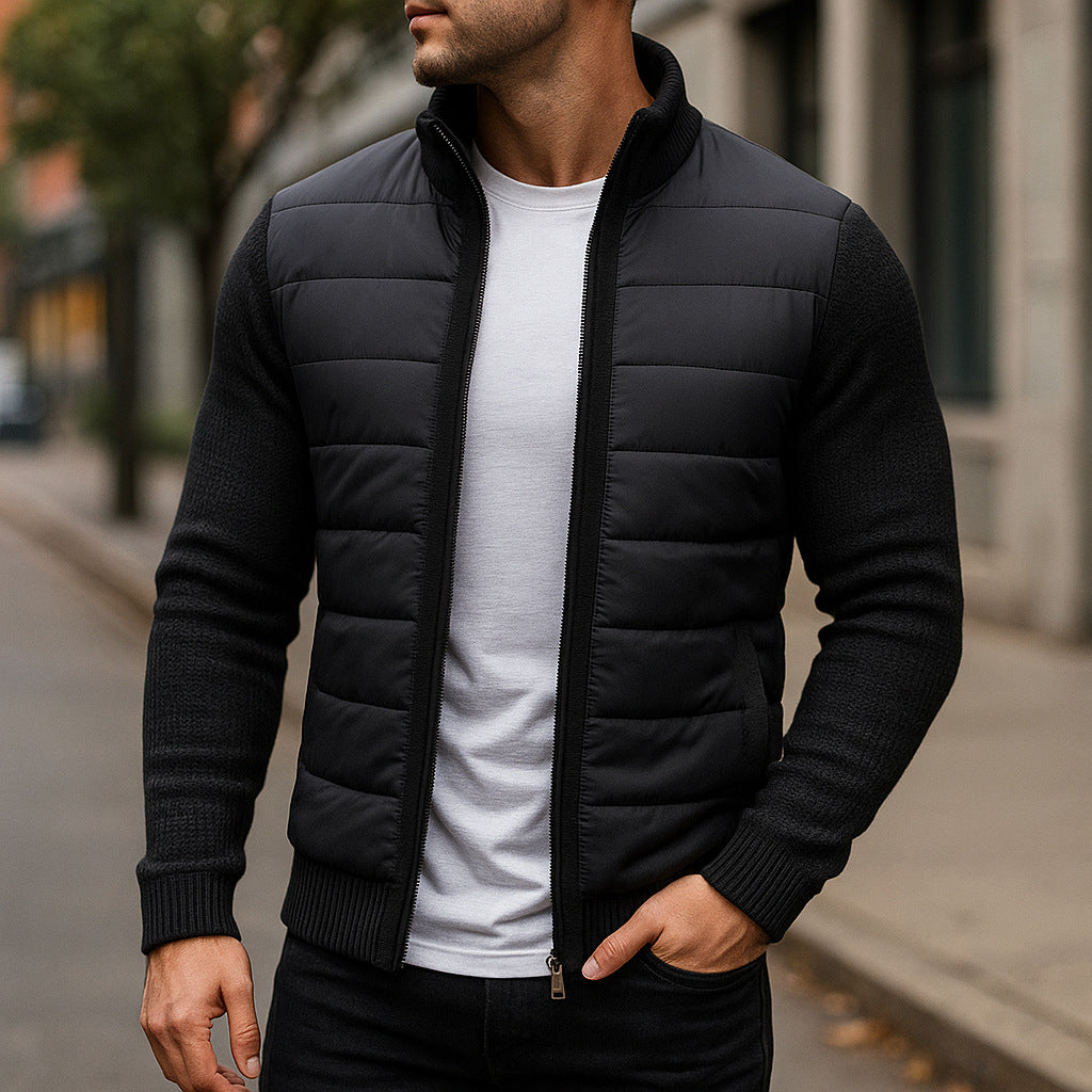 Chaqueta de hombre, abrigo de algodón de invierno