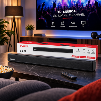Barra de Sonido Link Bits BS-22 de 16W