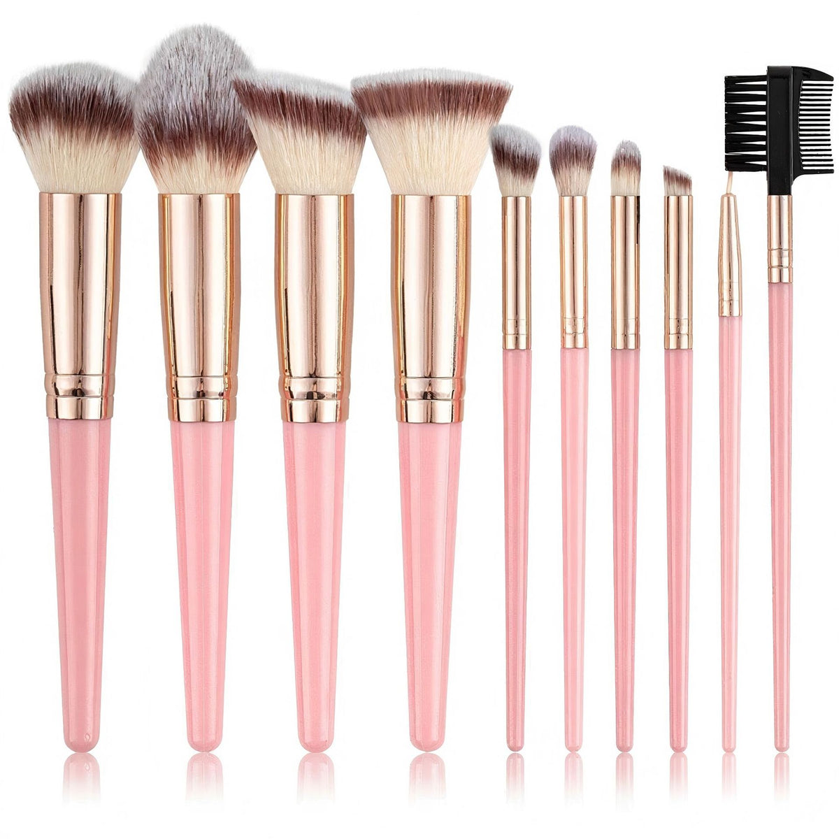 Brocha para sombras de ojos y base de maquillaje