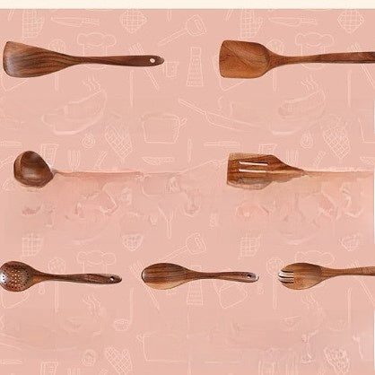 Utencilios de cocina de madera