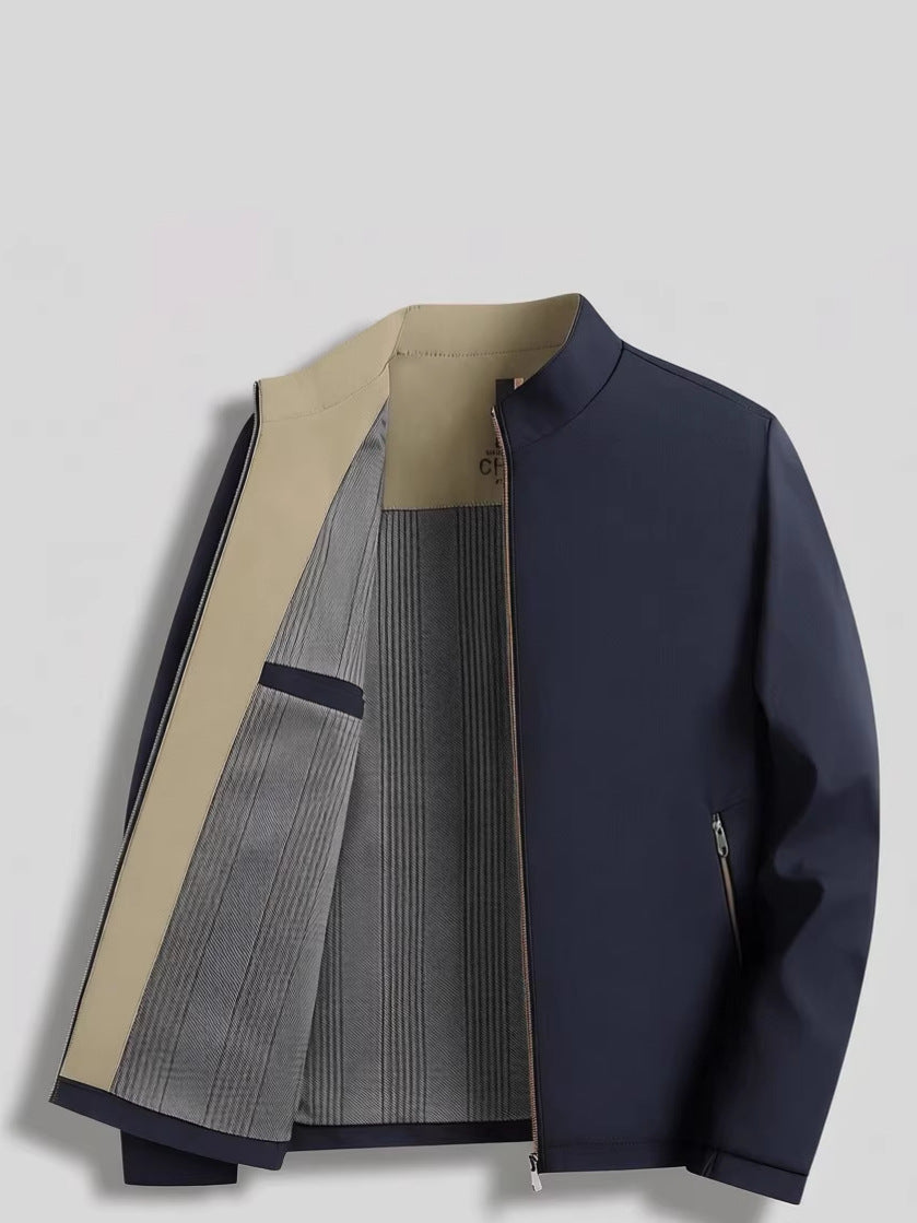 Chaqueta informal de hombre con bloques de color