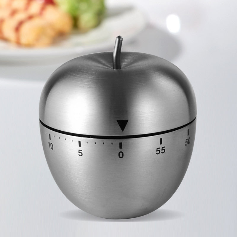 Temporizador de cocina mecánico de acero inoxidable