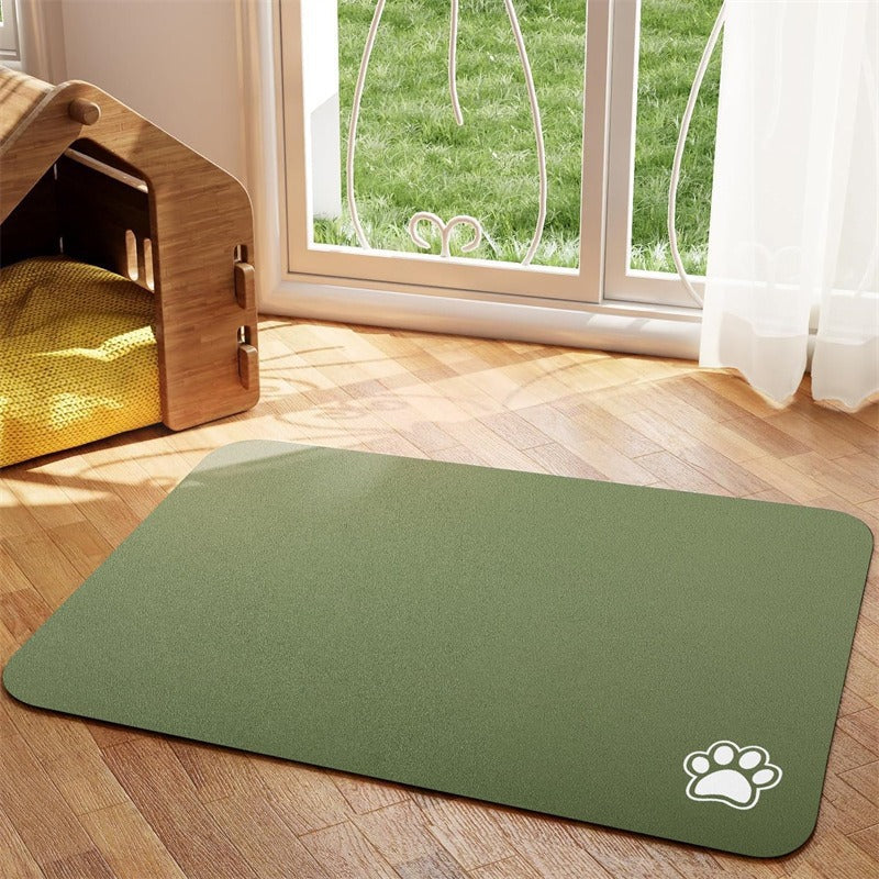Alfombrilla de alimentación para mascotas suave