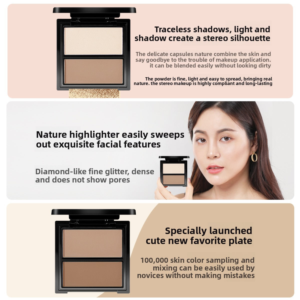 Sombras para contorno de rostro