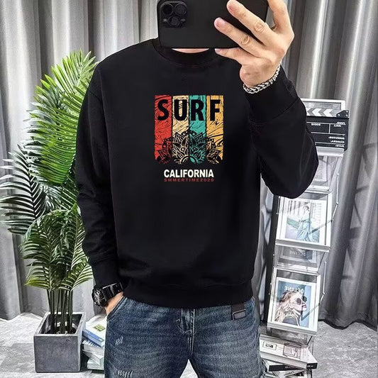 Sudadera informal tipo jersey con estampado