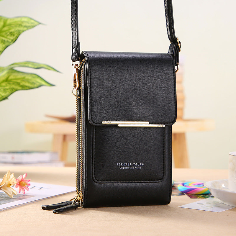 Bolso bandolera para teléfono con pantalla táctil