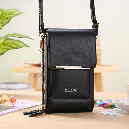 Bolso bandolera para teléfono con pantalla táctil