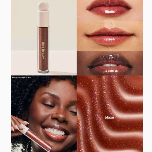 Brillo labial Rare Beauty Positive Light con destellos