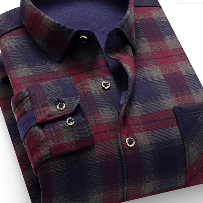 Camisa a cuadros para hombre