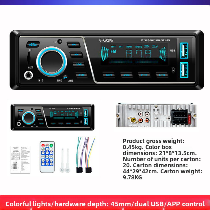 Reproductor MP3 para coche, Bluetooth manos libres
