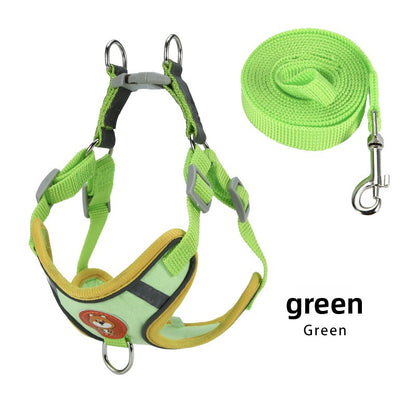 Adjustable Vest Style Dog Leash Harness