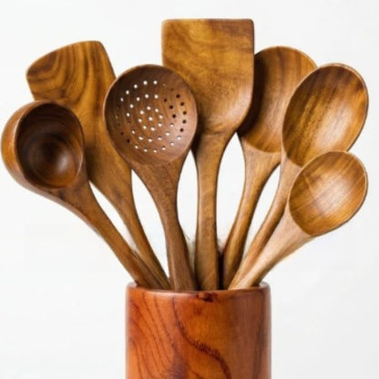 Utencilios de cocina de madera