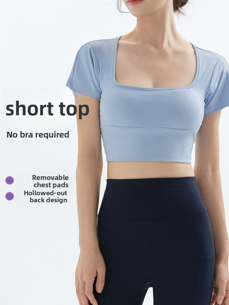 Women's Quick-Dry Yoga Set with Chest Support