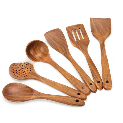 Utencilios de cocina de madera