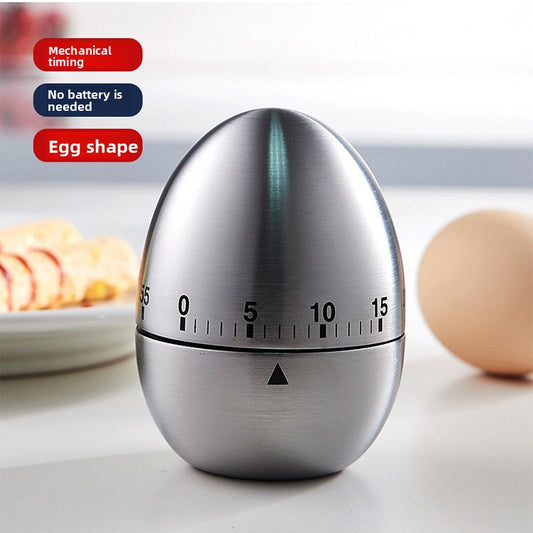 Temporizador de cocina mecánico de acero inoxidable