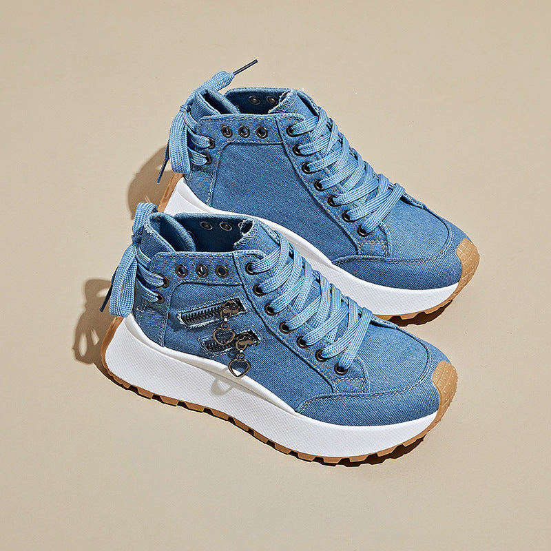 Zapatillas deportivas informales de suela gruesa "dad shoes"