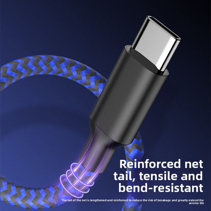 Cable de datos de carga rápida para teléfono móvil tipo C