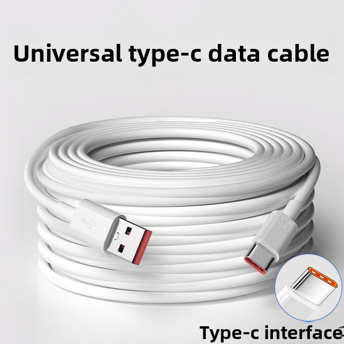Cable USB de carga rapida de longitud extendida para dispositivos Android y Tipo-C