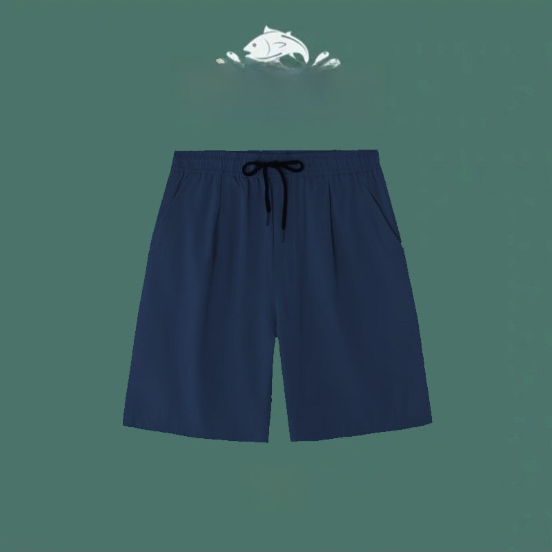 Pantalones cortos elásticos de secado rápido para hombre